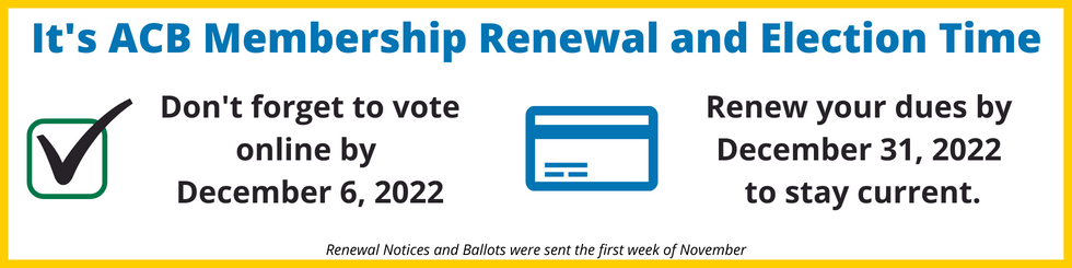 renew and vote